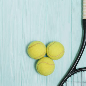 Pose cordage tennis